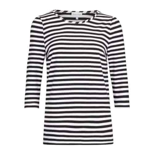Mara Black Stripes top