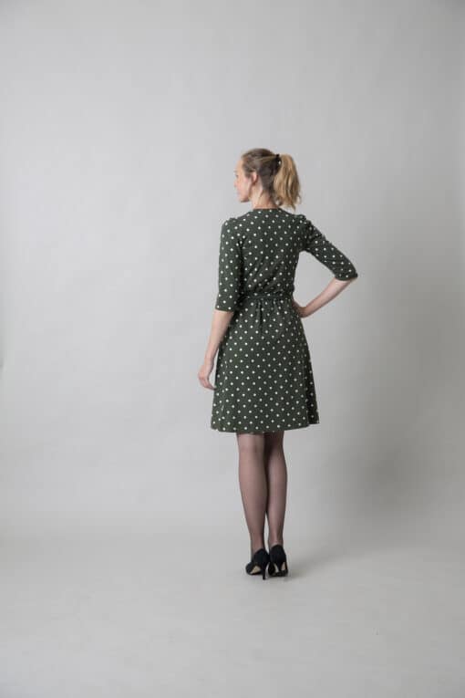 Roos Green Dots jurk - Image 3