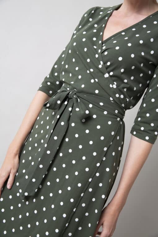 Roos Green Dots jurk - Image 6