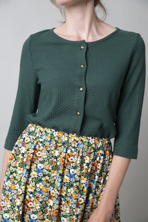 Marije Green Knit top - Image 2