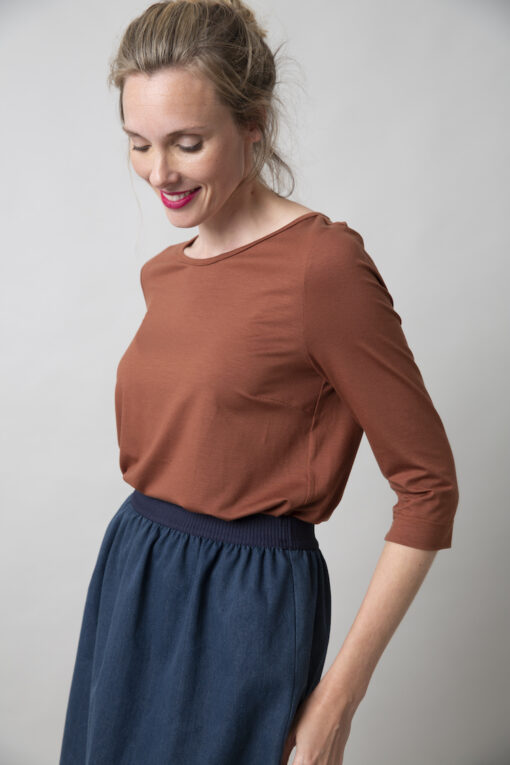 Martine Cognac top - Image 2