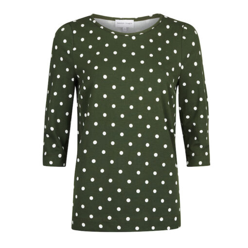 Mara Green Dots top