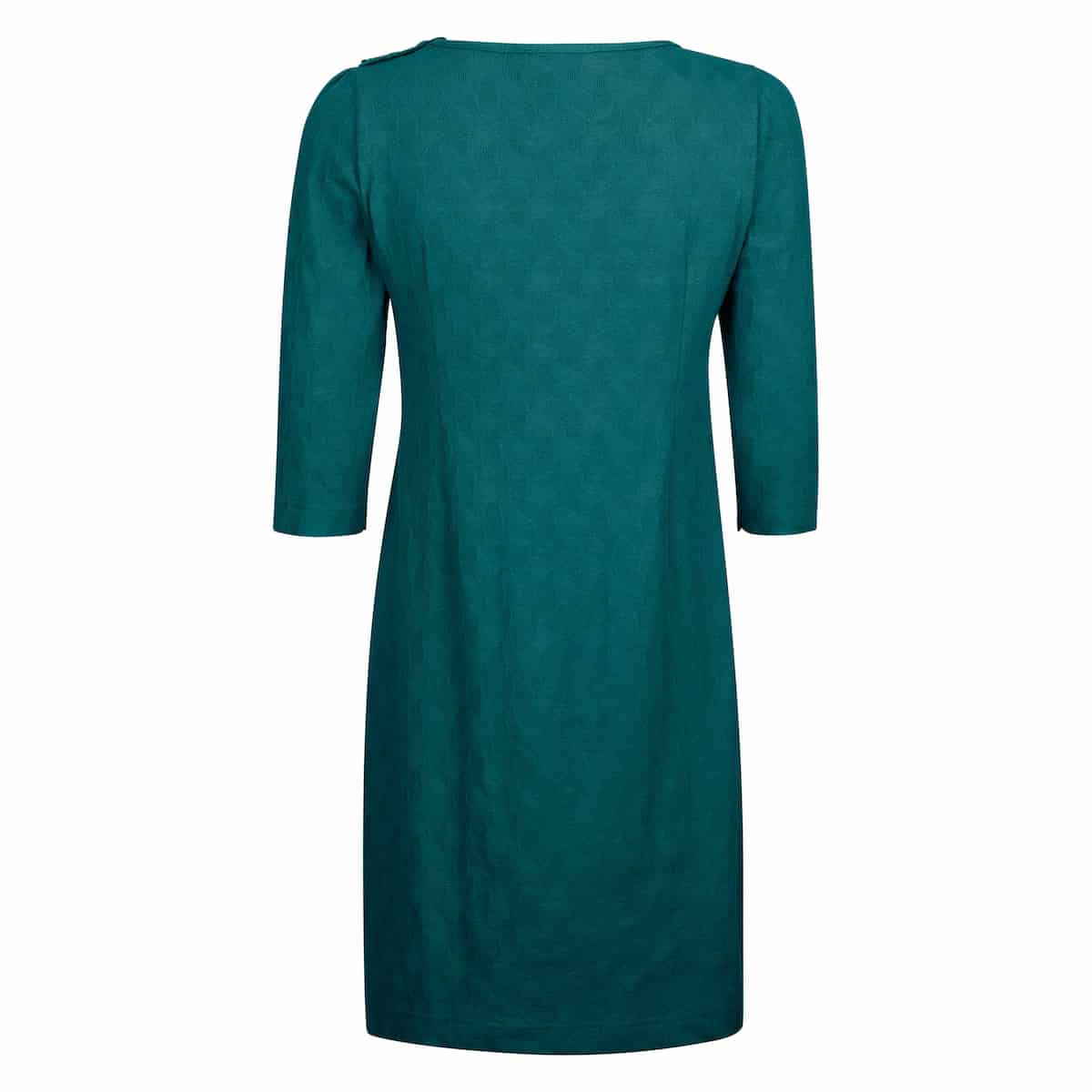 Jolein Petrol Knit jurk 44