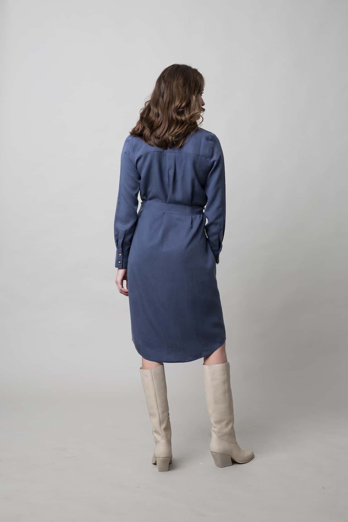 Merel Jeansblue jurk 38
