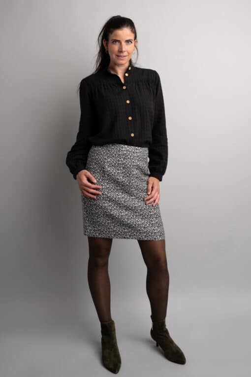 Isa Grey Leopard rok - Image 2
