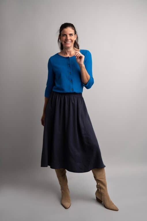 Marije Cobalt Knit top - Image 2