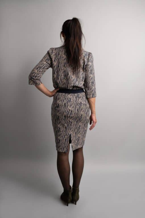 Elle Navy zebra rok - Image 5