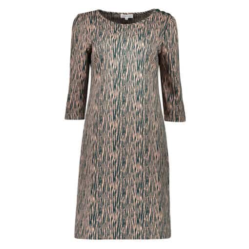 Jolein Green Zebra jurk