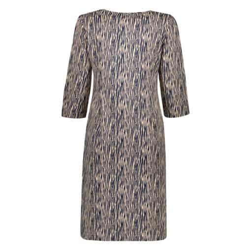 Jolein Navy Zebra jurk - Image 4