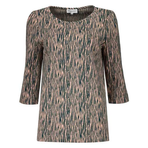 Mara Green Zebra top
