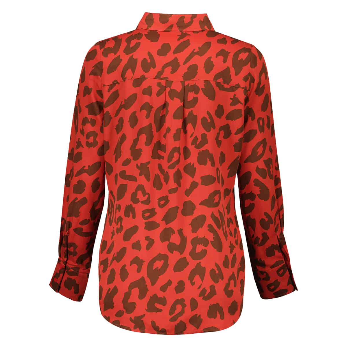 Image of Mees Red Leopard blouse 44