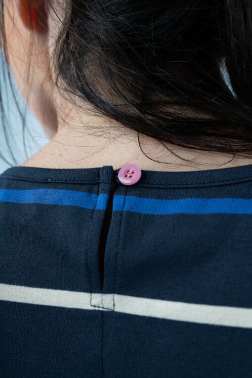 Yvet Navy Stripes top - Image 4