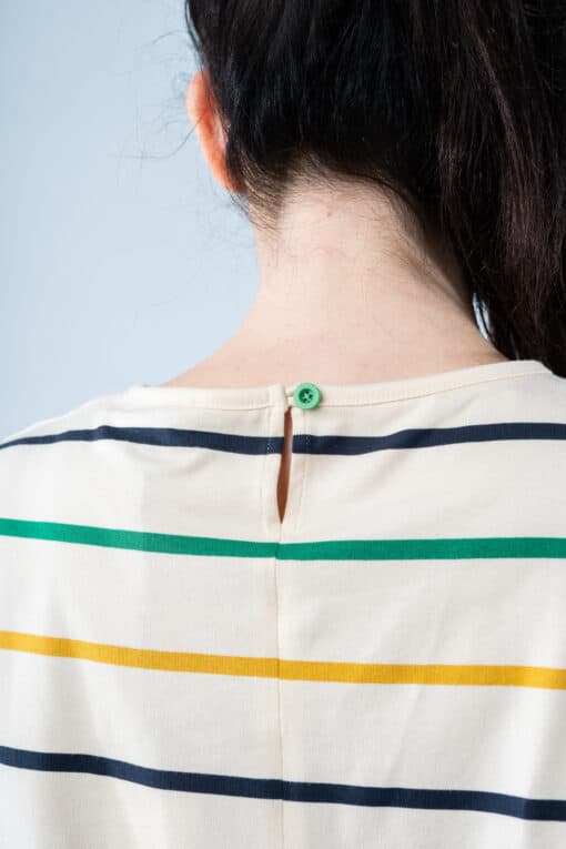 Yvet Cream Stripes top - Image 3