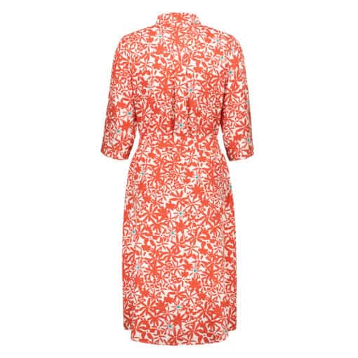 Merel Red Flowers dress - Image 3