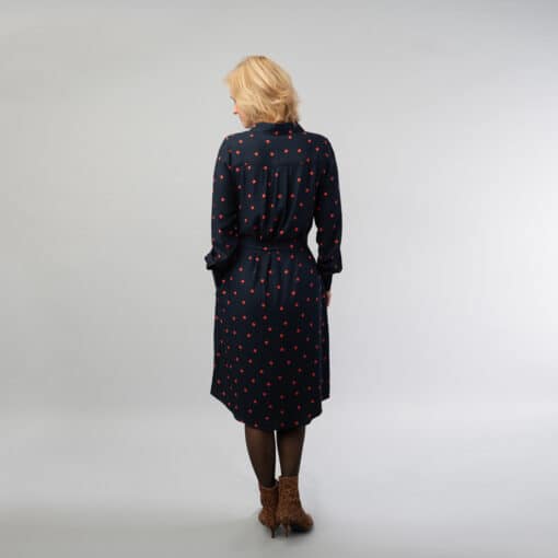 Merel Navy Dots jurk - Image 7