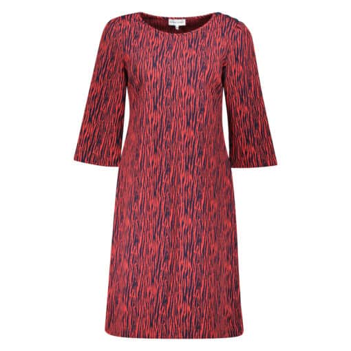 Jolein Red Zebra jurk