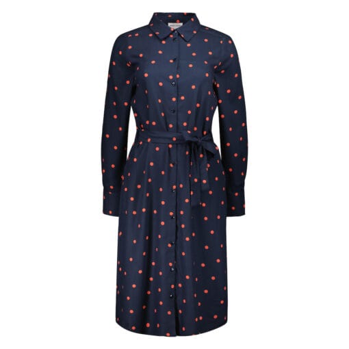 Merel Navy Dots jurk