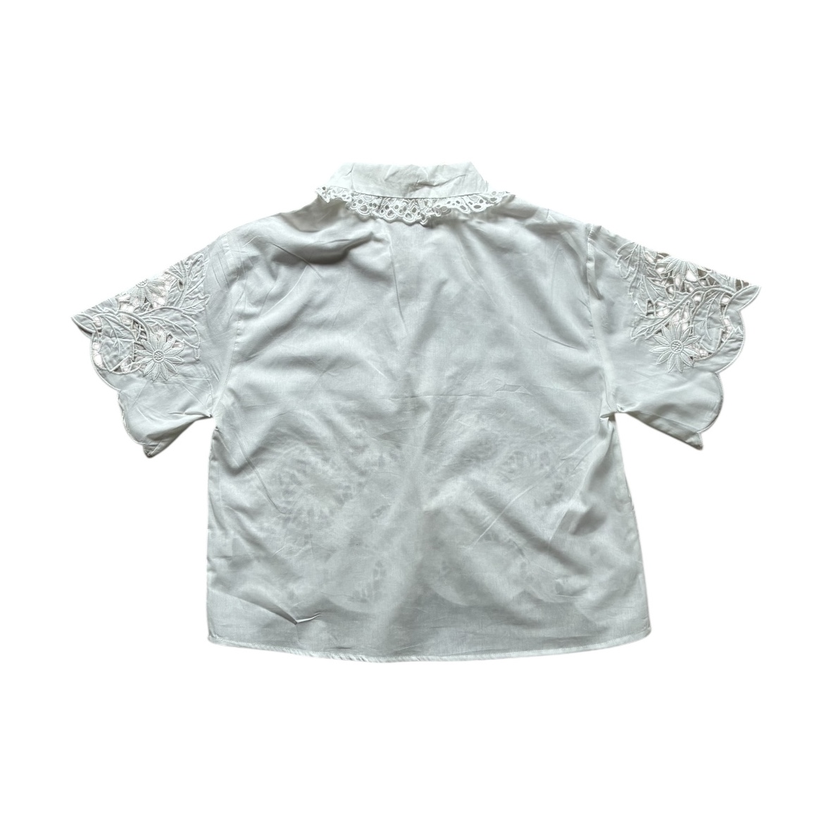 Broderie blouse één maat