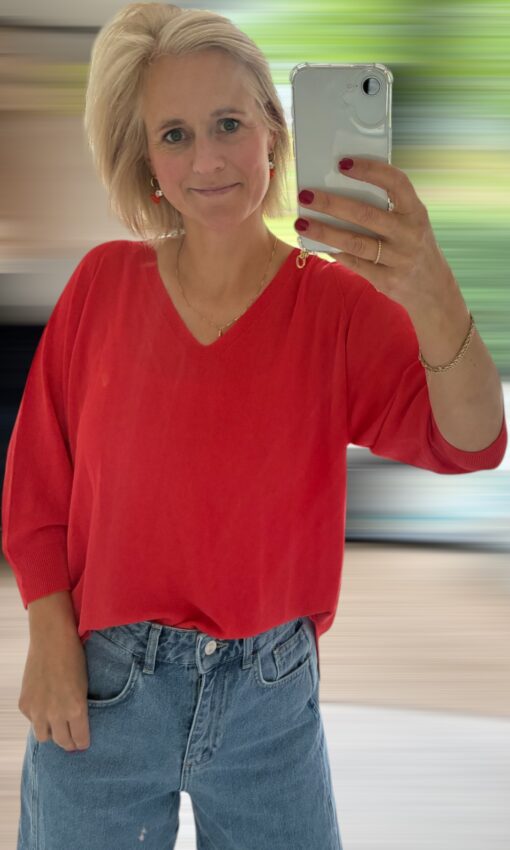 Sweater Lily red