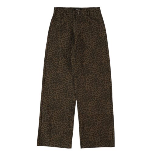 Leopard Chocolade Jeans