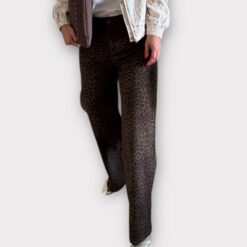 Alternative view of Leopard Chocolade Jeans